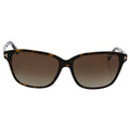 Tom Ford TF432 52H Dana - Dark Havana-Brown Polarized by Tom Ford for Women - 59-15-140 mm Sunglasses