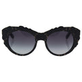 Dolce and Gabbana DG 4267 2998-8G - Top Black texture Tissue-Grey Gradient by Dolce and Gabbana for Women - 53-20-140 mm Sunglasses