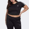 Women's adidas Adicolor Classics Crop 3-Stripes Tee (Plus Size)