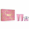 Versace Bright Crystal Giftset Eau De Toilette Spray 50ml/bath & Showergel 50ml/body Lotion 50ml 150ml