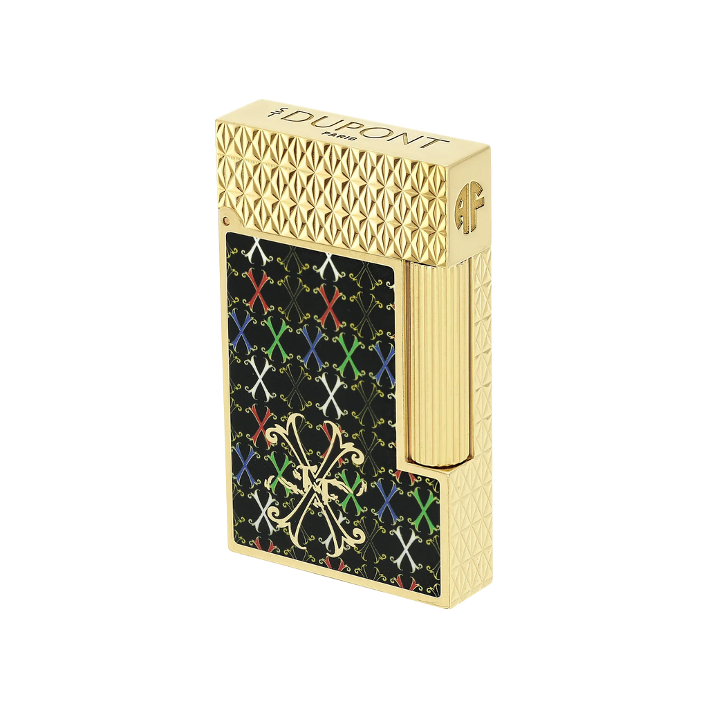 S.T. Dupont Ligne 2 Fuente Lacquered Multicolor Lighter/Briquet C16060CL